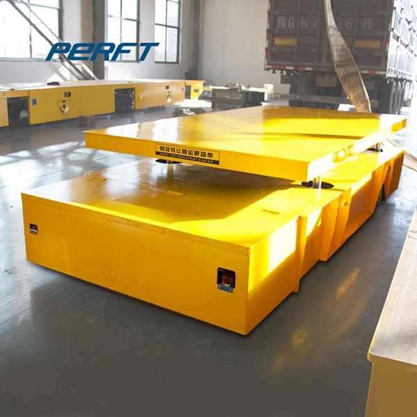 motorized rail transfer trolley precast concrete workshop using 20 ton